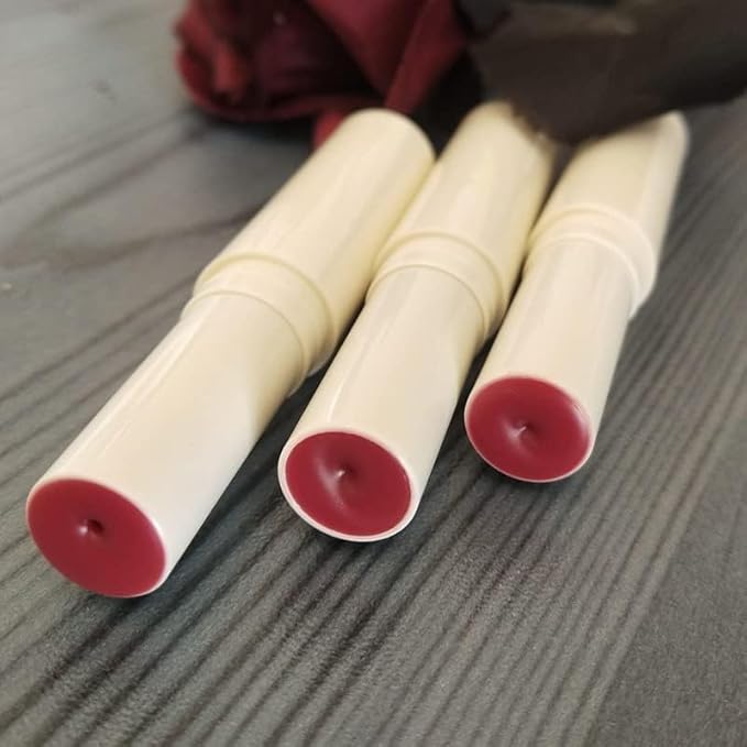 2PCS Handmade Plant lip balm Pink Lips Serum Brighten Dark Lips Bleaching Essence Lip Balm Repair Fine Lines Brighten Moisture Exfoliator Lip Care (Red)-Velvo Beauty
