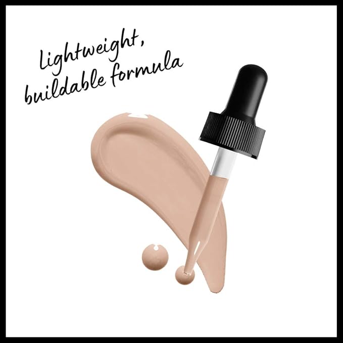 NYX PROFESSIONAL MAKEUP Total Control Pro Drop Foundation, Skin-True Buildable Coverage - Porcelain-Velvo Beauty