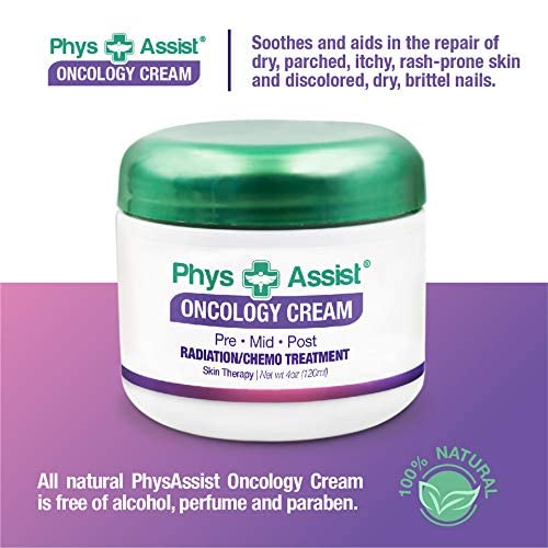 PhysAssist Oncology Cream 4 oz plus Lip Balm. Hydrates and Pampers Stressed skin. Made with a blend of natural Botanicals. Clinically Tested, Non Irritant.-Velvo Beauty