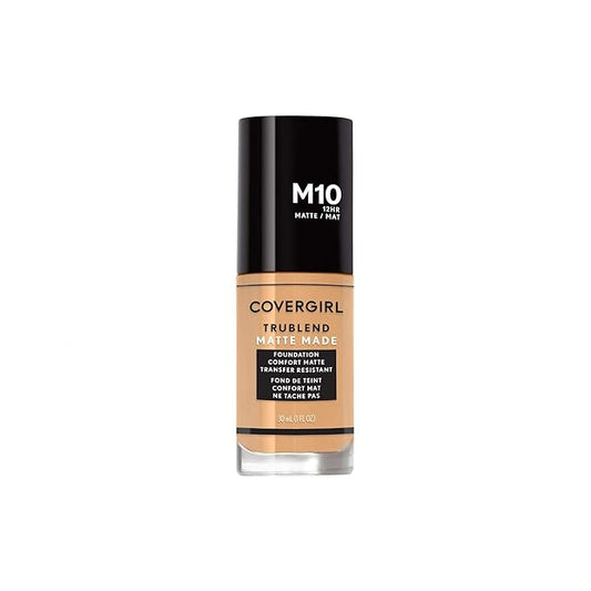 COVERGIRL TruBlend Matte Made Liquid Foundation, Golden Natural-Velvo Beauty