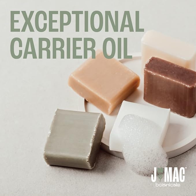 J MAC BOTANICALS Organic Fractionated Coconut Oil (16 Ounce Glass Bottle) Organic Carrier Oil and for DIluting Essential Oils, Moisturizer, Hair Care-Velvo Beauty