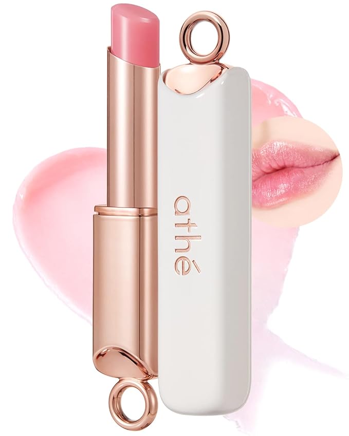 ATHÉ Authentic Lip Balm 01 AUTHENTIC (Tinted), Lightweight Wear & Plumping Lips without Stickiness, Moisturizing & Nourishing Plant-Based Vegan Chapstick for Dry, Petrolatum Free, Cruelty-Free-Velvo Beauty