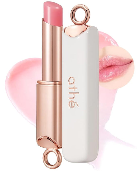 ATHÉ Authentic Lip Balm 01 AUTHENTIC (Tinted), Lightweight Wear & Plumping Lips without Stickiness, Moisturizing & Nourishing Plant-Based Vegan Chapstick for Dry, Petrolatum Free, Cruelty-Free-Velvo Beauty