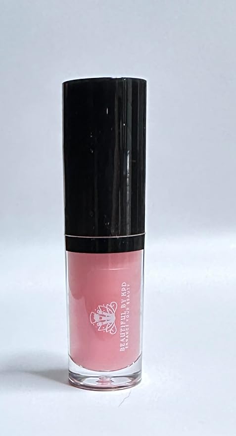 Title: BEAUTIFUL BY KPD Tinted Lip Oils | Moisturizing, Hydrating, Glossy Finish | Jojoba oil, Apricot Oil, Vitamin E | 100% Vegan, Kosher, Paraben & Gluten-Free (Sheer Pink, 5g)-Velvo Beauty