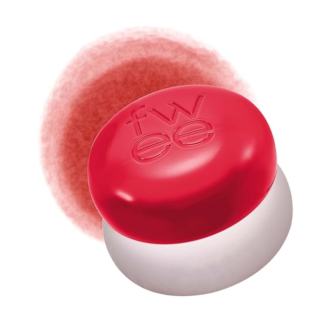 Lip&Cheek Blurry Pudding Pot | Reddish Moment - Ambitious | Makeup Blush, Buildable Lightweight, Multi-Use Soft Matte Finish | 5g-Velvo Beauty