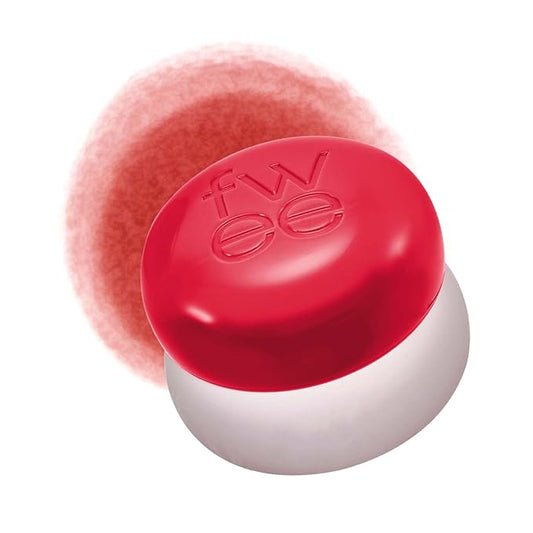 Lip&Cheek Blurry Pudding Pot | Reddish Moment - Ambitious | Makeup Blush, Buildable Lightweight, Multi-Use Soft Matte Finish | 5g-Velvo Beauty