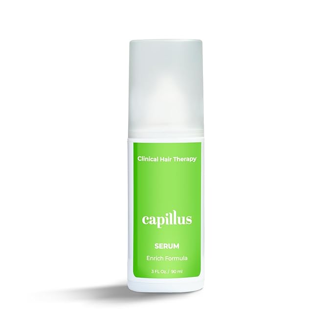Capillus Enrich Serum, Hair Growth Serum for Hair Loss and Regrowth, Castor Oil and Cinnamon Extract help Strengthen Hair Follicles and Reverse Hair Loss & Hair thinning-Velvo Beauty