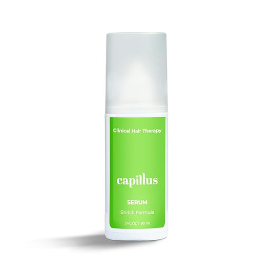 Capillus Enrich Serum, Hair Growth Serum for Hair Loss and Regrowth, Castor Oil and Cinnamon Extract help Strengthen Hair Follicles and Reverse Hair Loss & Hair thinning-Velvo Beauty