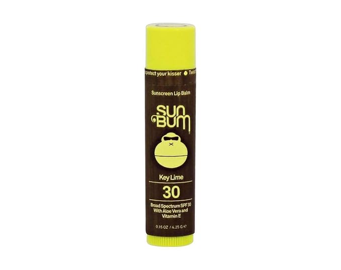 Sun Bum SPF 30 Sunscreen Lip Balm | Vegan and Cruelty Free Broad Spectrum UVA/UVB Lip Care with Aloe and Vitamin E for Moisturized Lips | Key Lime Flavor |.15 oz-Velvo Beauty