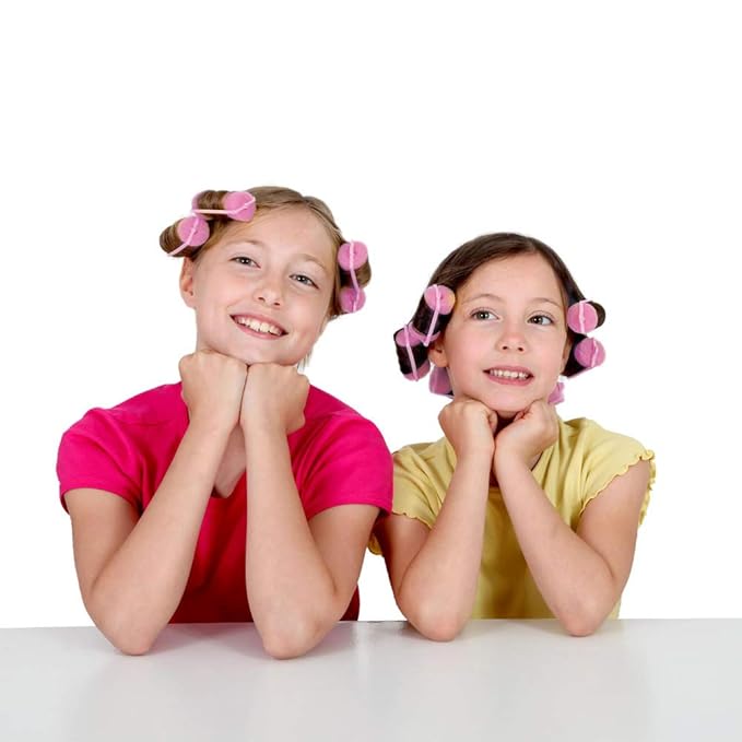 60 Pieces Foam Sponge Hair Rollers - Soft Sleeping Hair Curlers for Hair Styling (0.59inch, Pink)-Velvo Beauty