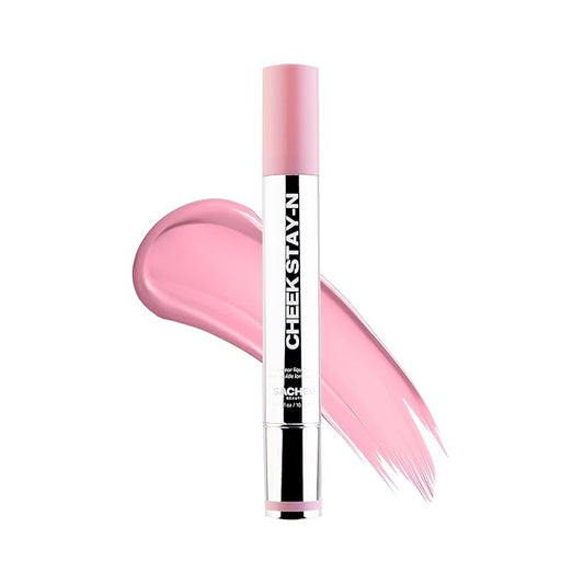 Sacheu Cheek STAY-N Liquid Blush for Cheeks — High Pigment, Buildable, Lightweight Cream Blush Infused With Squalane, for Dewy & Radiant Flushed Cheeks — Long-lasting & Cruelty Free, I'm Cute-Velvo Beauty