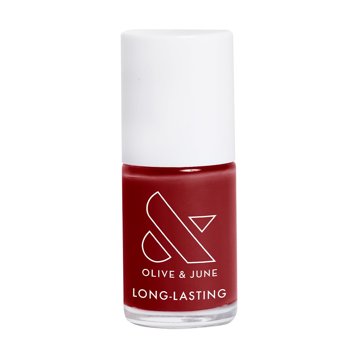 Olive & June Long Lasting Nail Polish | Plump Gel-Like Finish No Lamp Needed | Lasts up to 10 days | Salon-Quality Color at Home | 15-Free, Vegan & Cruelty-Free Chip-Resistant | Cozy Up | Brick Red-Velvo Beauty