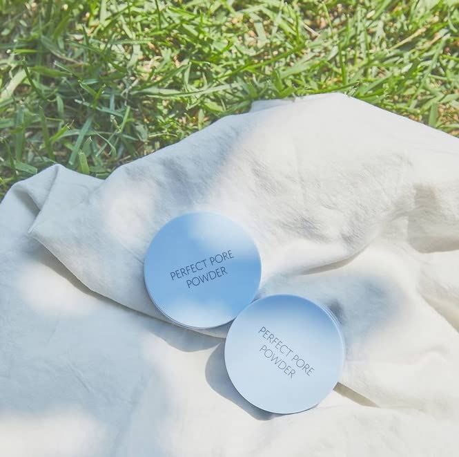 THESAEM Saemmul Perfect Pore Powder - Oil & Sebum Control Long Lasting Silky Face, Skin Soothing & Purifying with Green Tea Water and Tea Tree Extract, 0.18oz. 2 Pack-Velvo Beauty