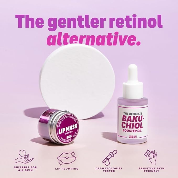 100% Natural Vegan Lip Butter Sleeping Lip Mask, Overnight Lip Moisturizer and Conditioner for Dry Lips. Intensive Lip Balm and Lip Therapy Skin Care with Mango butter (Bakuchiol - Collagen Boosting)-Velvo Beauty