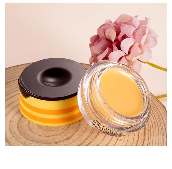 4 Pcs Lip Balm Honey Pot, Honey Moisturizing Lip Mask Reduces Lip Lines,Prevention Dry and Cracked Lip Scrubs Exfoliator.-Velvo Beauty
