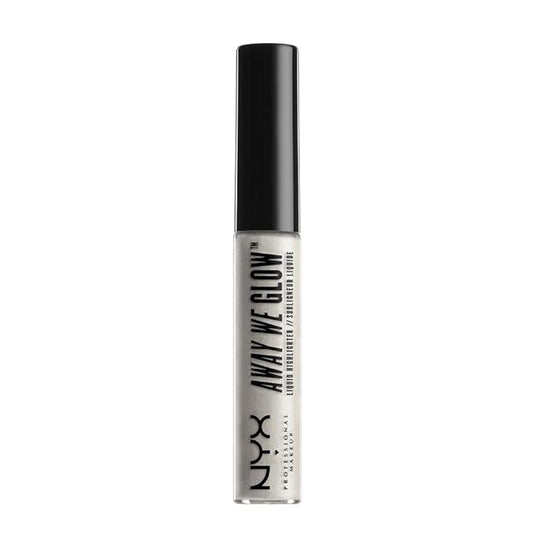 NYX Professional Makeup Away We Glow Liquid Highlighter, Liquid Prism, 0.22 Fluid Ounce-Velvo Beauty