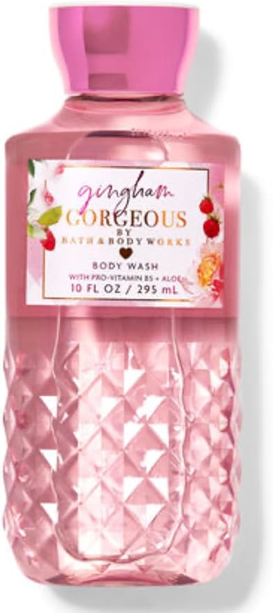 Bath & Body Works - 3 Piece Bundle - Spray - Body Cream - Shower Gel - Full Size and Gift Bag HELLO GORGEOUS (Gingham Gorgeous)-Velvo Beauty