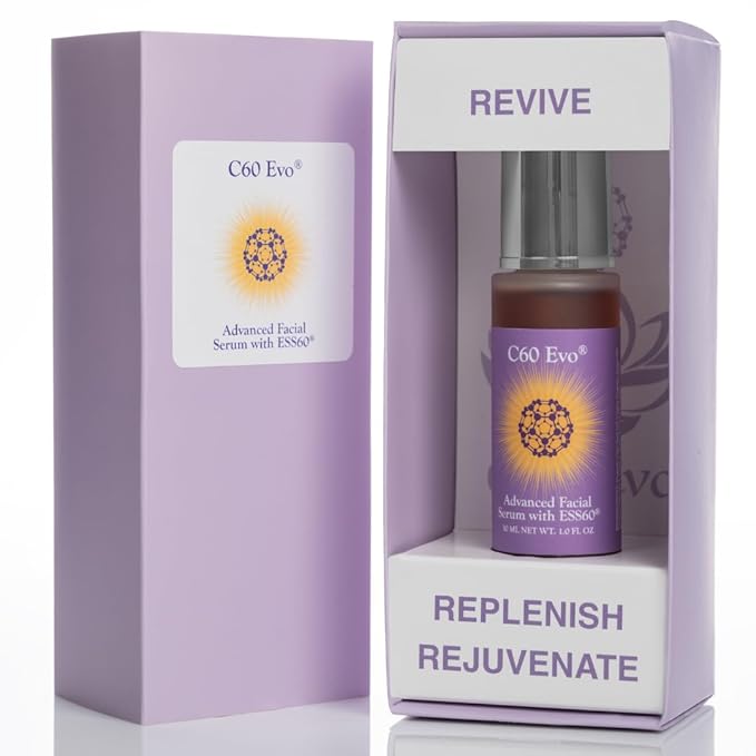 Advanced Facial Serum, Natural Serums for Skin Care with Pure C60 ESS60, Deeply Nourishing and Age-Defying Serum for Face, Facial Serum Infused with 21 Natural and Vegan Ingredients, 1 oz-Velvo Beauty