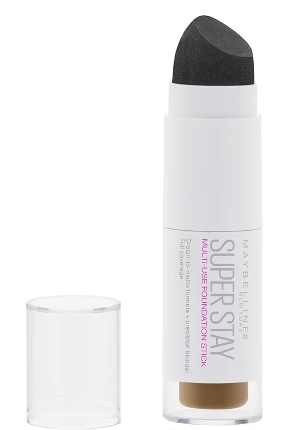 Maybelline New York Super Stay Foundation Stick for Normal To Oily Skin, Warm Coconut, 0.25 Ounce-Velvo Beauty