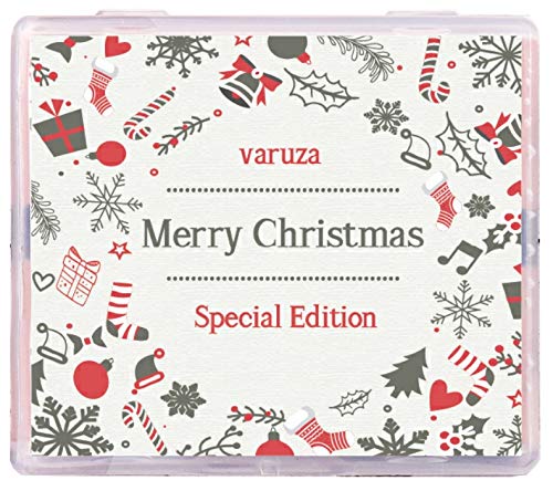 [200 Counts + Mirror Case] Christmas Edition Natural Bamboo Charcoal Oil Blotting Sheets for Face with Mirror Case-Velvo Beauty