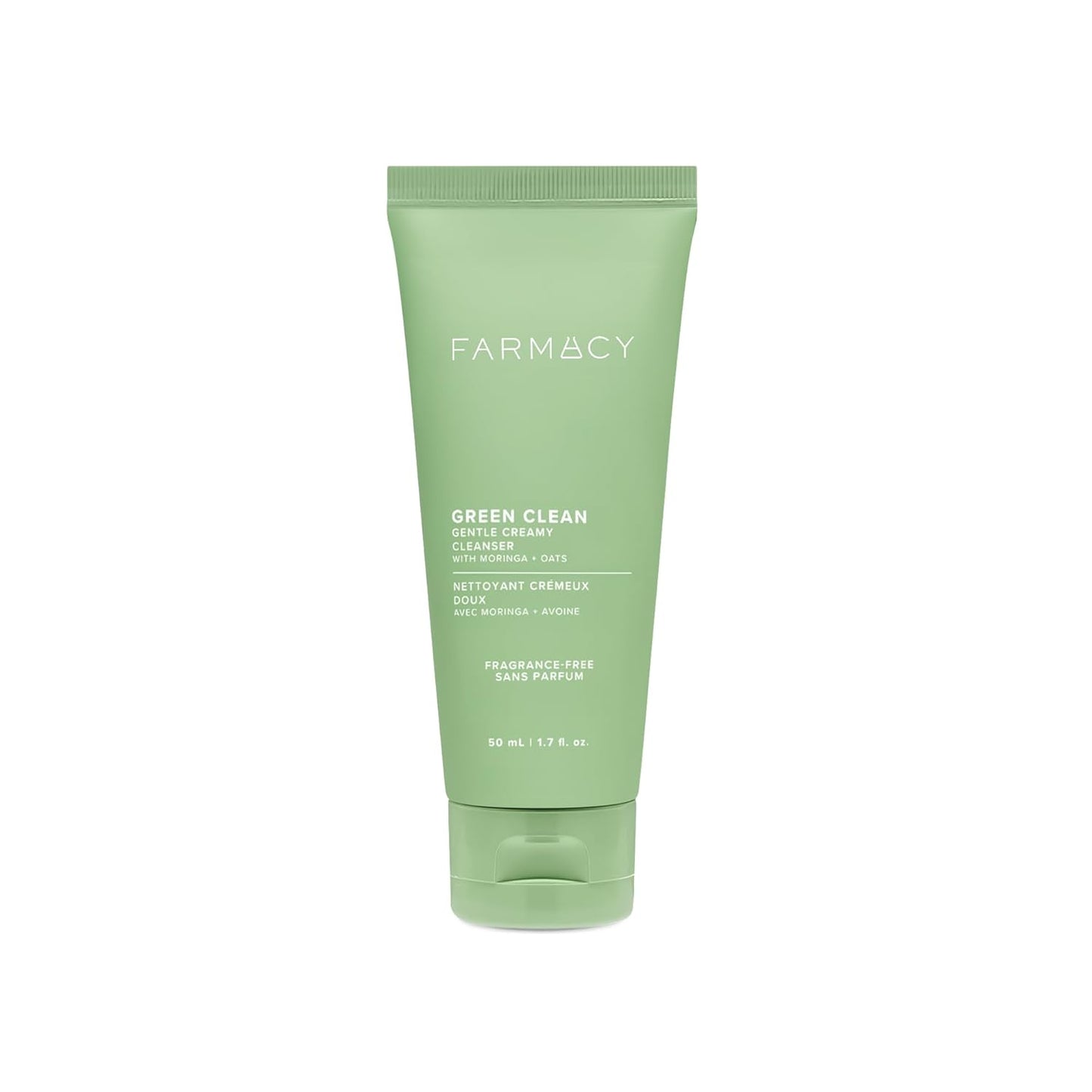 Farmacy Gentle Creamy Face Cleanser - Hydrating Facial Cleanser to Nourish & Help Remove Makeup & Impurities - Enriched with Aloe & Moringa Oil to Soothe, Purify & Refresh Skin (50ml)-Velvo Beauty