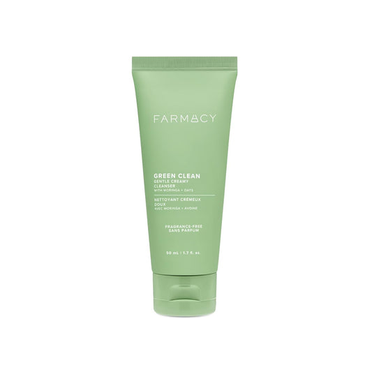 Farmacy Gentle Creamy Face Cleanser - Hydrating Facial Cleanser to Nourish & Help Remove Makeup & Impurities - Enriched with Aloe & Moringa Oil to Soothe, Purify & Refresh Skin (50ml)-Velvo Beauty