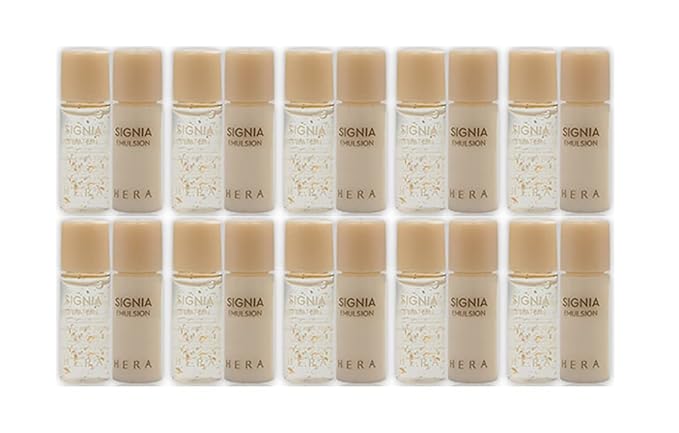 [Hera] Signia Water (5ml X 10pcs) & Signia Emulsion (5ml X 10pcs) Sample Trial Kit-Velvo Beauty