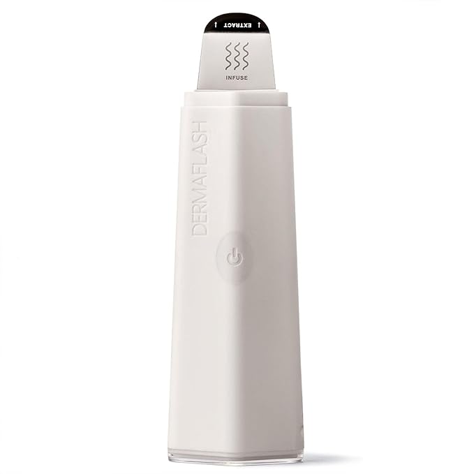 DERMAFLASH DERMAPORE+™ Ultrasonic 2-in-1 Pore Extractor and Serum Infuser, Stone-Velvo Beauty