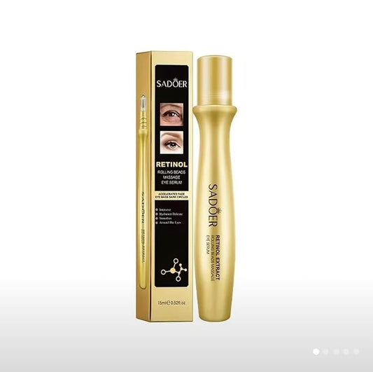 Retinol Eye Serum (Rolling Bead Massage)-Velvo Beauty