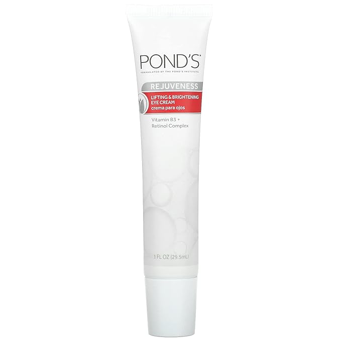 Pond's Rejuveness, Lifting & Brightening Eye Cream, Fragrance Free, 1 fl oz (29.5 ml)-Velvo Beauty