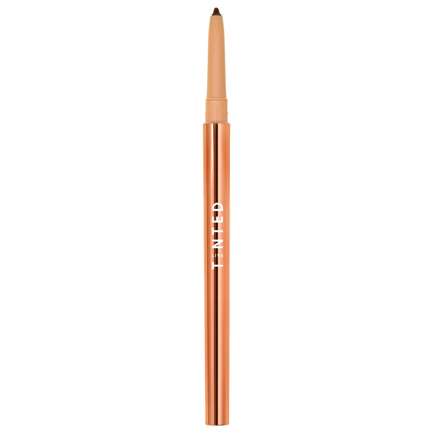 Live Tinted Hueliner Longwearing Pencil Eyeliner - Waterproof, Transfer-Proof, Long-Lasting Formula that Easily Glides On, High-Pigmented Pencil Eyeliner, 0.35g - Brown-Velvo Beauty