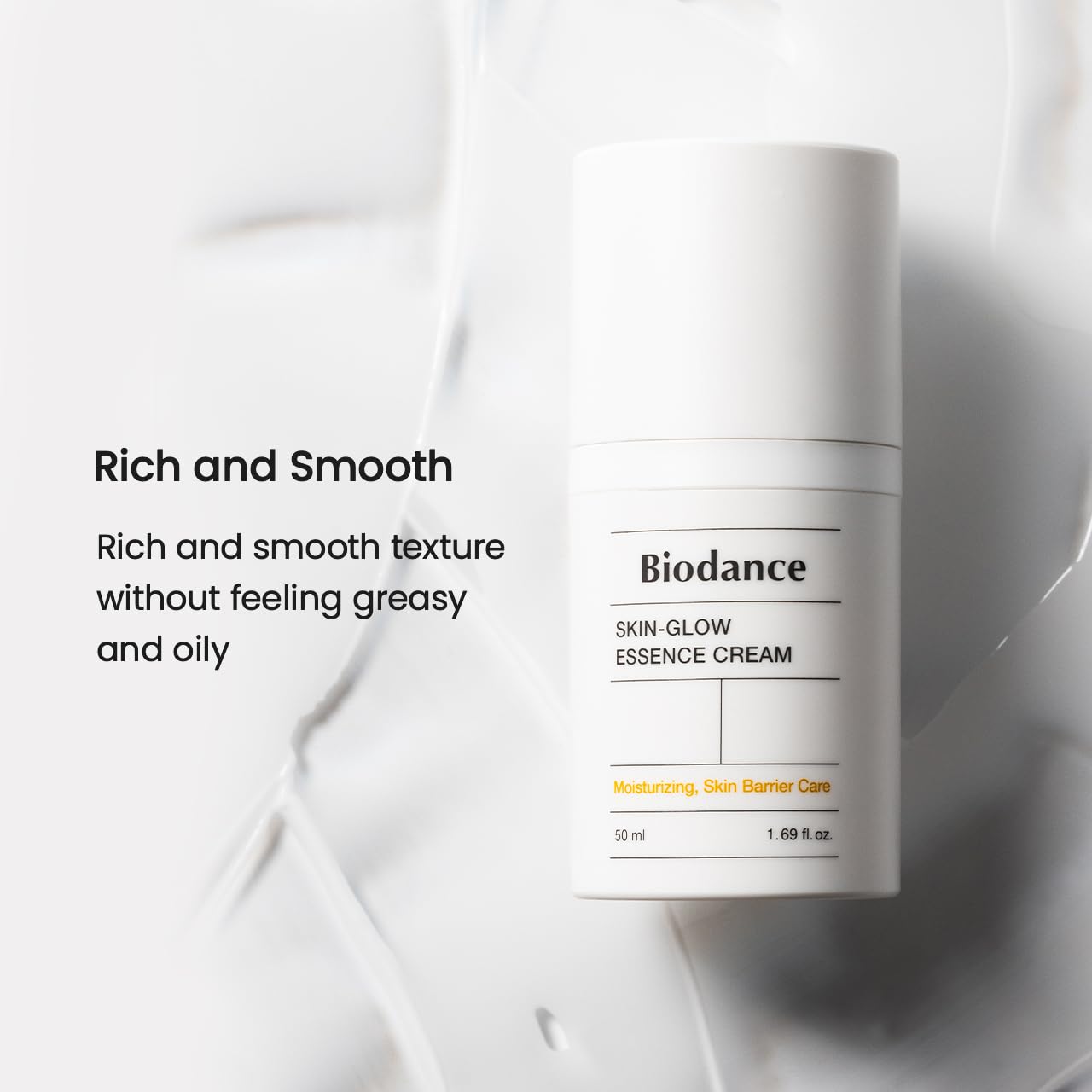 BIODANCE Skin-Glow Essence Cream, Moisturizing, Anti-Aging, Hyaluronic Acid & Ceramide Facial Moisturizer, Korean Skincare | 1.69 fl.oz, 50ml-Velvo Beauty