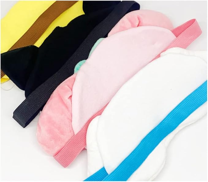 Hello Kitty Friends Characters Sleeping Eye Mask 1PC (Cinnamoroll/Pompompurin) (Cinnamoroll)-Velvo Beauty