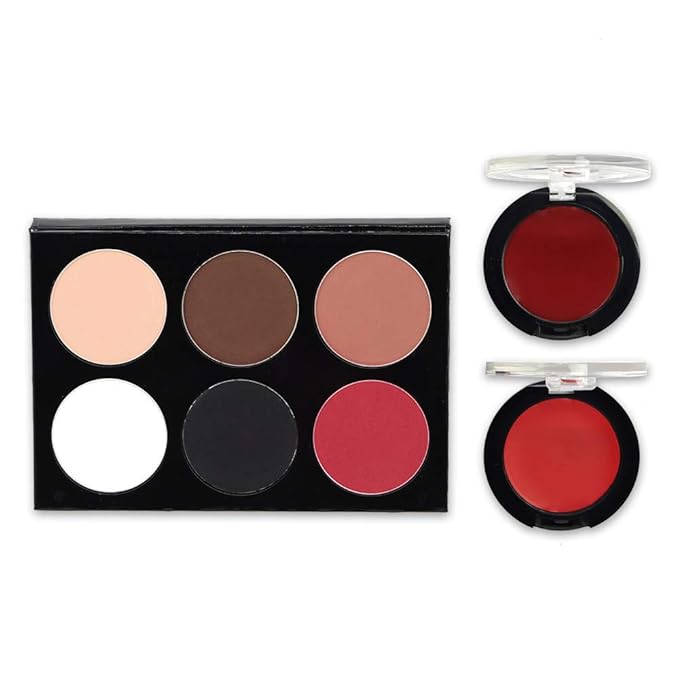 Mehron Makeup All-Pro StarBlend Cake Kit (Dark)-Velvo Beauty