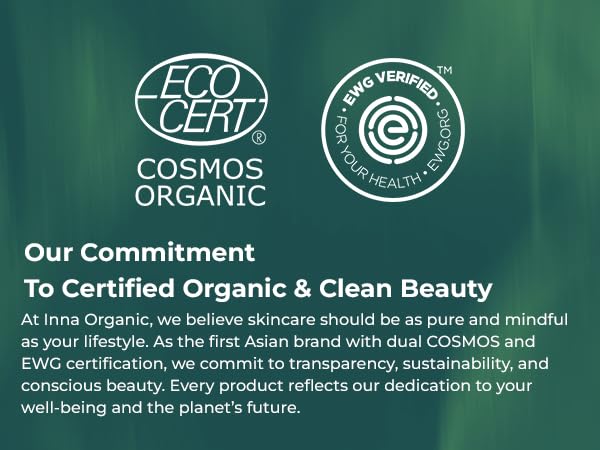 INNA ORGANIC Tinted Lip Serum, Moisturizing, Healing, Light Rosy color, 100% vegan, EWG & COSMOS Certified| Rose Geranium Essential Oils Infused Skincare | Luxury Clean Beauty-Velvo Beauty