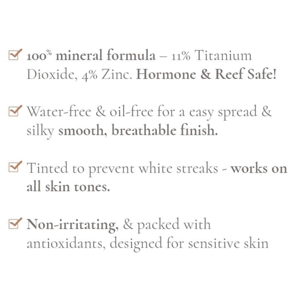 Glowbiotics Tinted Reef-Safe Sunscreen SPF 30: Non-Greasy Daily UVA/UVB Protection | Breathable Mineral Primer with Vitamins, 2 Fl Oz-Velvo Beauty