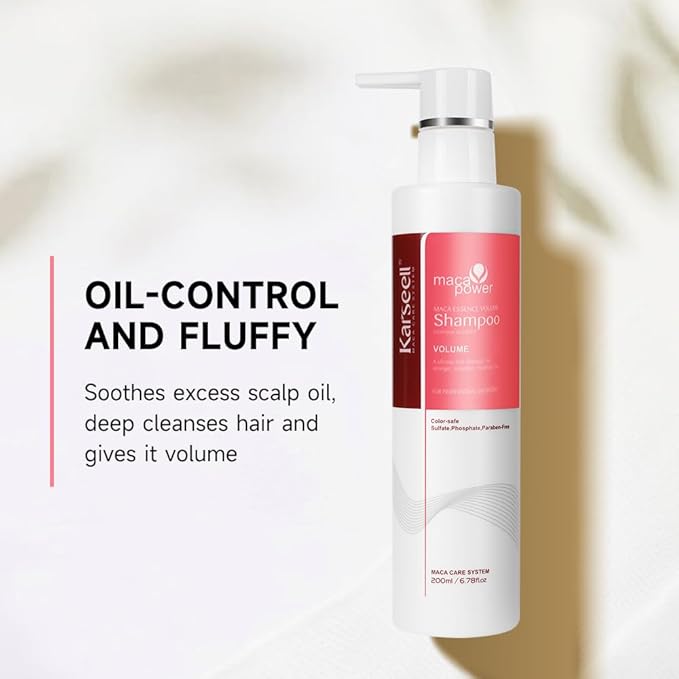 Karseell Volume Shampoo, Lightweight Volume Shampoo For Fine Hair, Adding volume to flat hair 200ml-Velvo Beauty