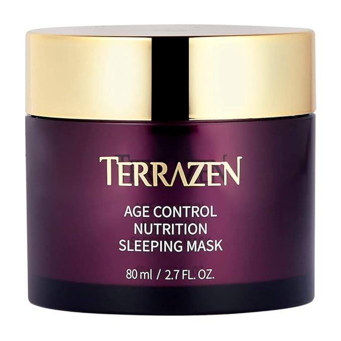 Age Control Nutrition Sleeping Mask, 2.70 fl.oz.(80g), Age Control Overnight Face Mask with PHA, PEPTIDE, Plant Squalane, Hydrating, Firming, Glowing Skin-Velvo Beauty