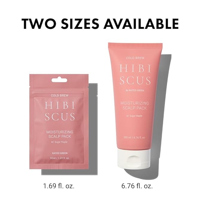 RATED GREEN Cold Brew Hibiscus Moisturizing Scalp Pack w. Sugar Maple | Organic Hibiscus, Sugar Maple Extract | Deep Moisture Mask for Dry Scalp | Silicone-Free, Korean Vegan Formula | 6.76 Fl. Oz-Velvo Beauty