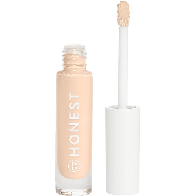 Honest Beauty Fresh Flex Concealer with Niacinamide + Vitamin E + Hyaluronic Acid | Vegan + Cruelty free | Ivory, 0.17 fl oz-Velvo Beauty