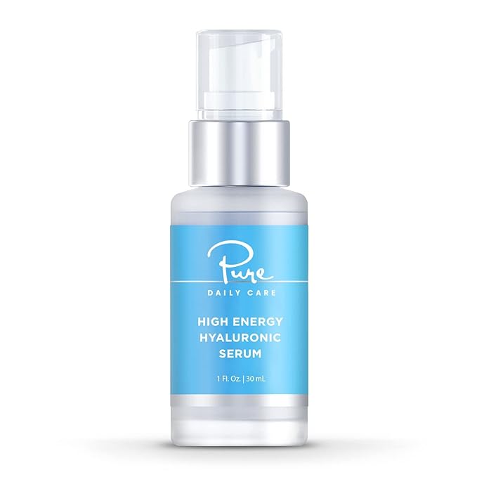 Pure Daily Care High Energy Hyaluronic Serum (1oz) - Hydrating Clinical Grade Hyaluronic Acid Serum-Velvo Beauty