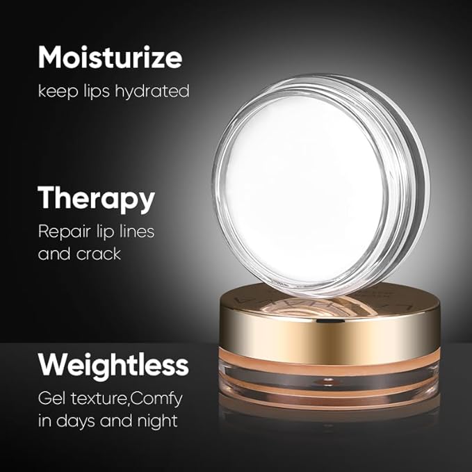 3Pcs Lip Care Set, Exfoliator Lip Sugar Scrub, Lip Mask and Plumping Lip Oil, Effectively Moisturizes Lip Clear, Repairs Dry Lips-Velvo Beauty