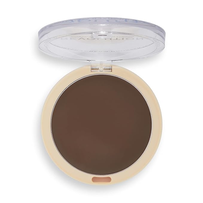Revolution Beauty, Ultra Cream Face Bronzer, Buildable & Blendable Cream Contour, Vegan & Cruelty Free, Deep, 0.24 Oz.-Velvo Beauty