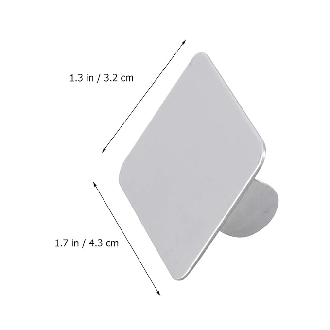 Minkissy Makeup Plate, Mini Nail Art Cosmetic Ring Palette Stainless Steel Foundation Mixing Palette with Spatula Tool-Velvo Beauty