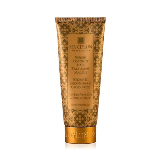 SPA CEYLON Virgin Coconut Hair Treatment Masque | Deep Conditioning | Hair Repair | 100% Vegan & Vegetarian | Best for Dry, Very Dry & Unruly Hair-Velvo Beauty