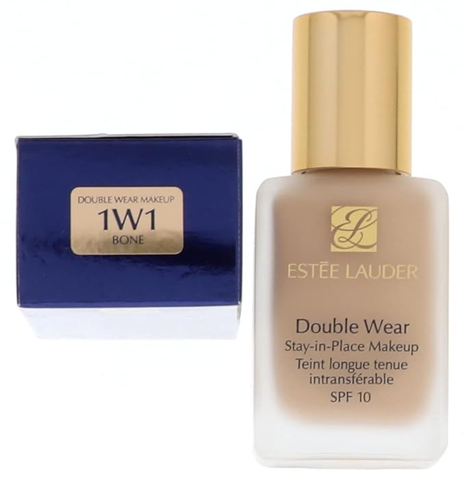 Estée Lauder Double Wear Stay-in-Place 24-Hour Long-Wear Matte Foundation, 1.0 oz, 1W1 Bone-Velvo Beauty
