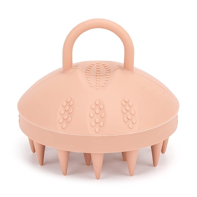 BTYMS Silicone Scalp Massager Hair Scrubber Shampoo Brush Exfoliating Hair Wash Cleansing Dandruff Brush for Shower-Velvo Beauty