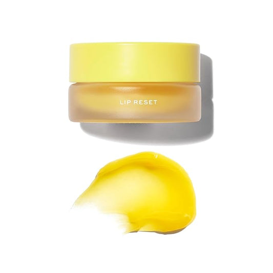 MAKE Beauty Lip Reset Overnight Lip Mask. Nourishing, Hydrating Lip Treatment for Dry, Flaky Lips. Plumps, Softens, and Smooths. Solar Citron Flavor-Velvo Beauty