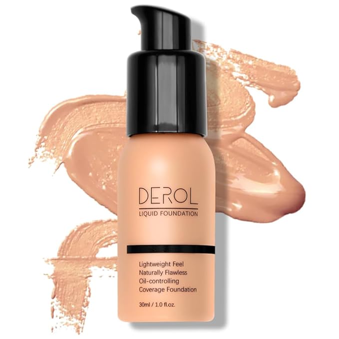 Foundation Full Coverage Liquid Foundation Cream - Lightweight Concealer - Suitable for All Skin Types (cappuccino 05)-Velvo Beauty