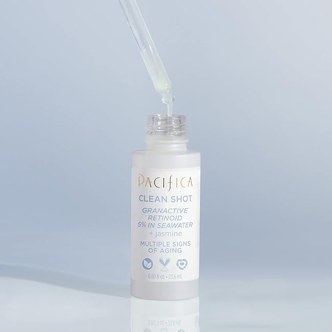 Pacifica Clean Shot Granactive Retinoid 5 Percent In Seawater Unisex, 0.8 Oz-Velvo Beauty